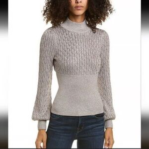 NICHOLAS Renata Pullover in Pewter Size XS